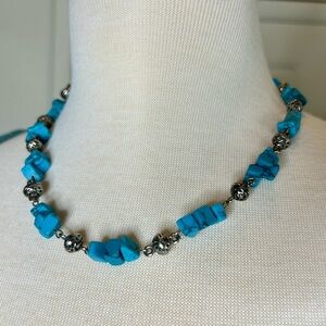 Sterling Silver Turquoise Necklace